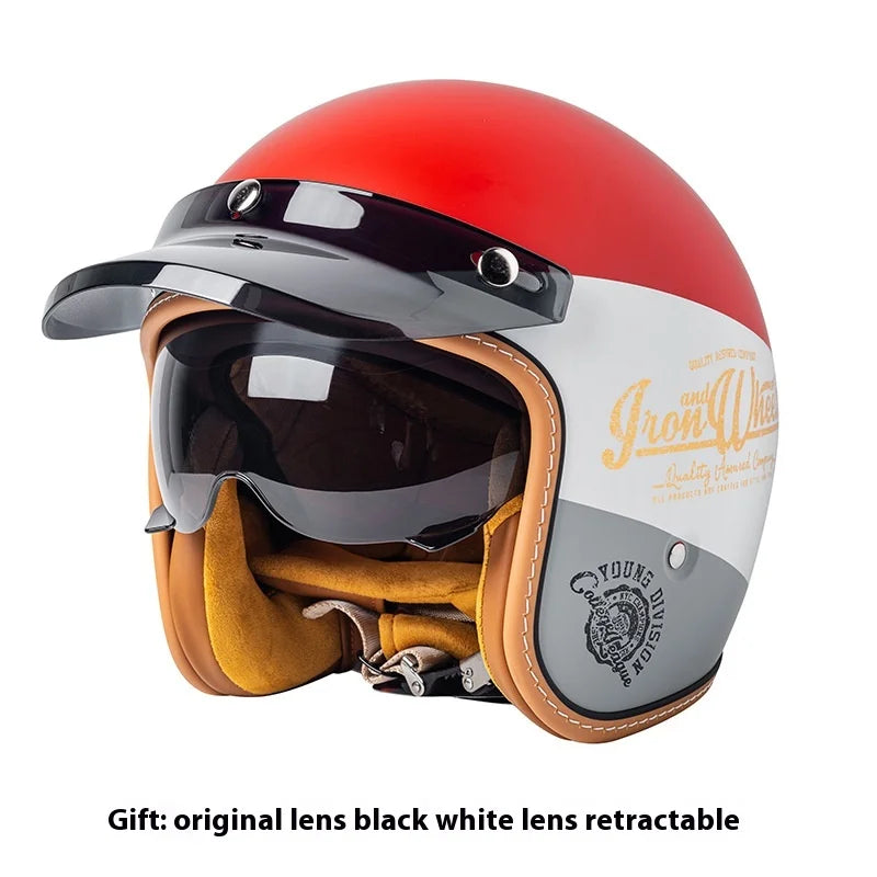Motorcycle Retro Half Helmet