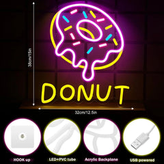 Donut Neon LED Signs