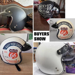 DOT Open Face Casco Moto