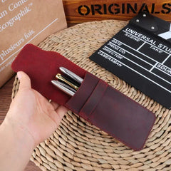 Handmade Genuine Leather Pencil Bag