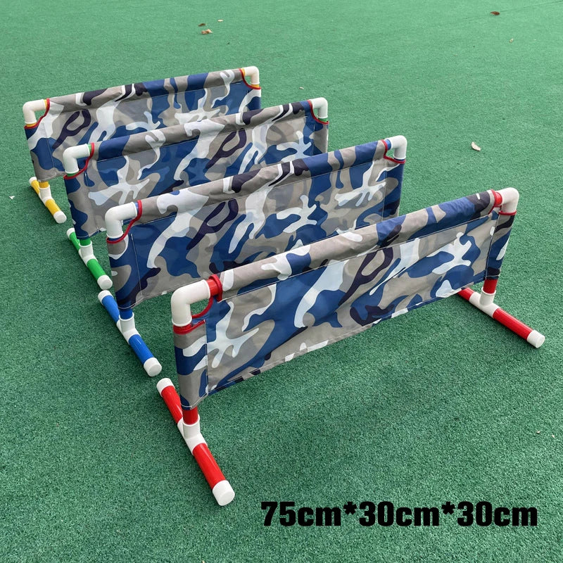 Kids Tunnels drills and hurdling obstacle