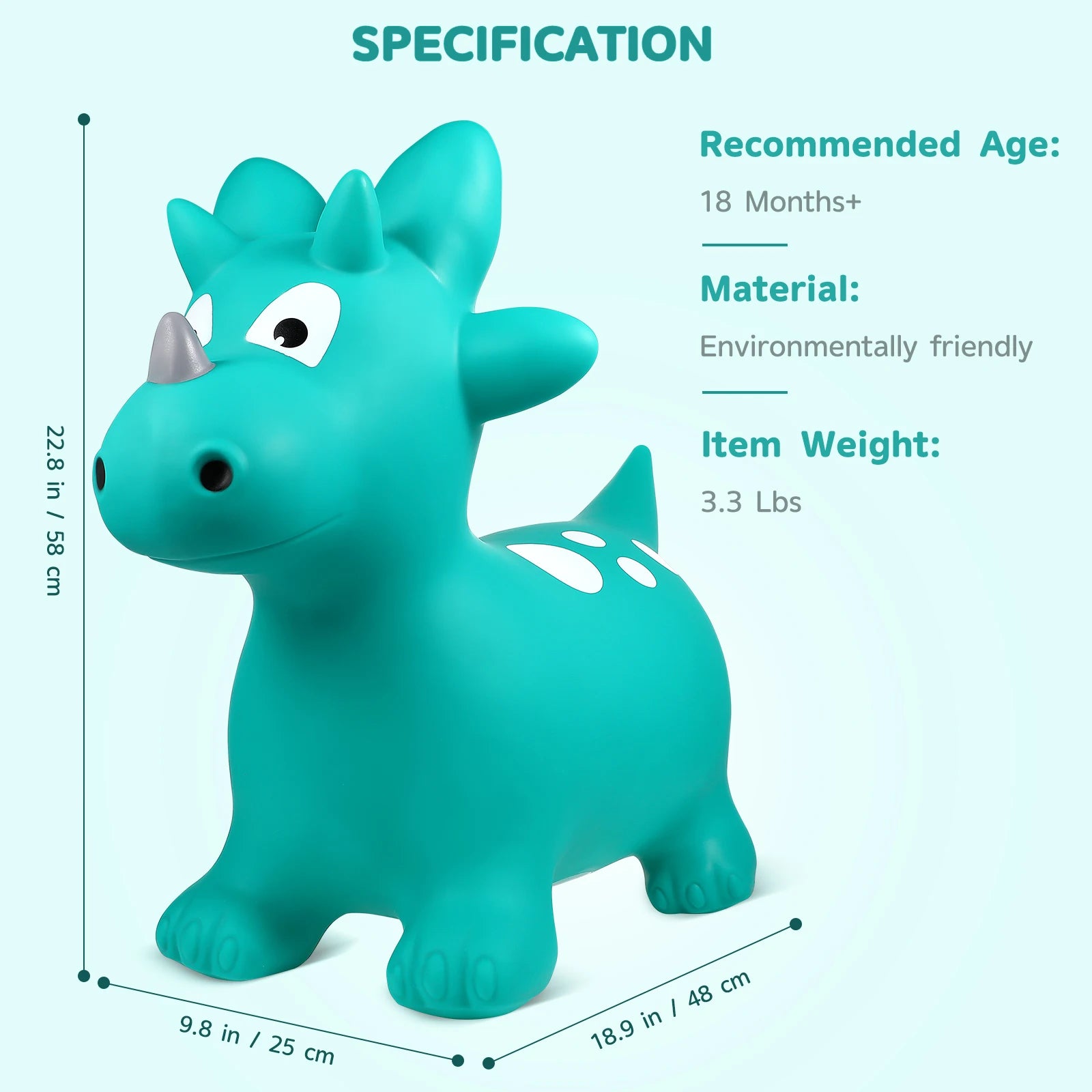 Creative Kids Inflatable Jumping Horse