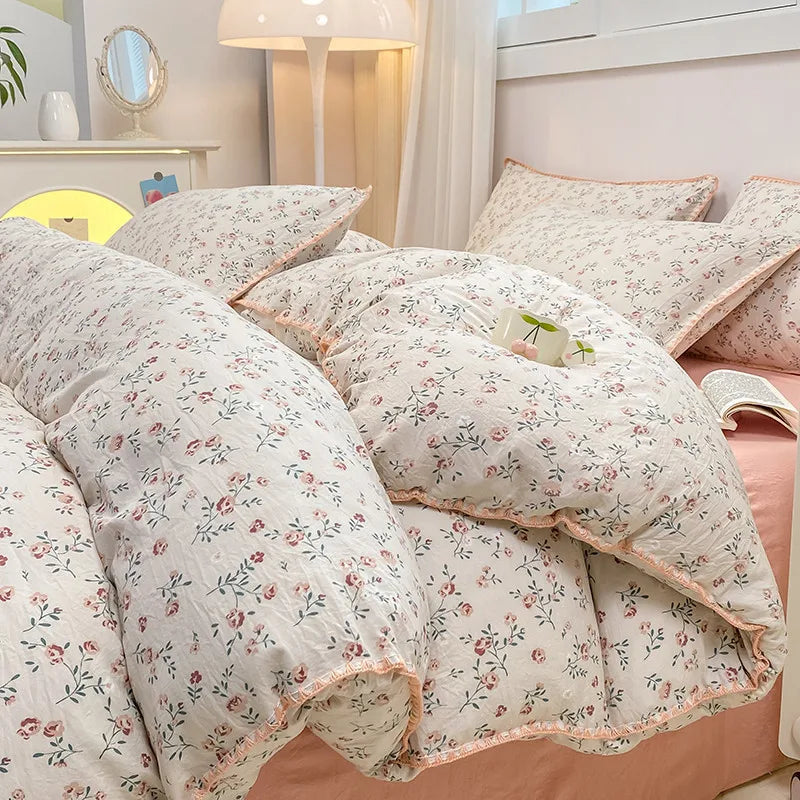Soft Cotton Crib Bedding Set