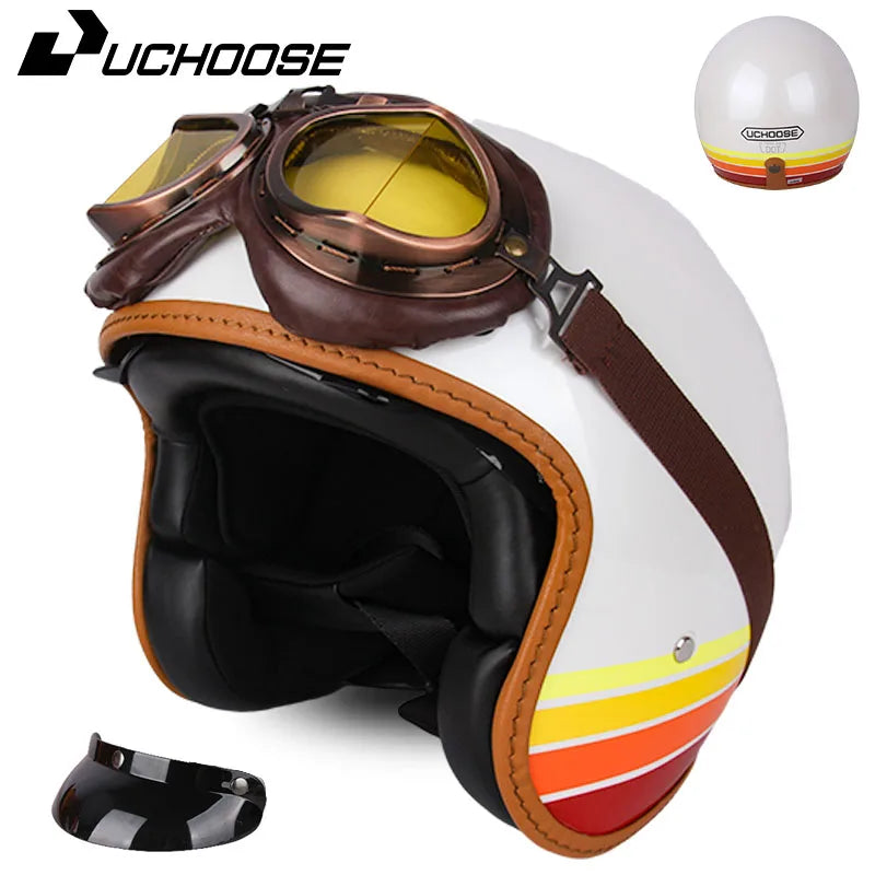 DOT Open Face Casco Moto