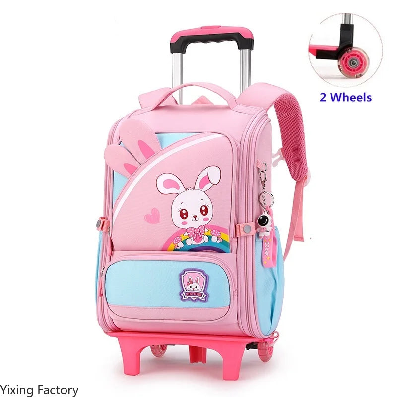 Teenagers Wheeled Trolley Backpack
