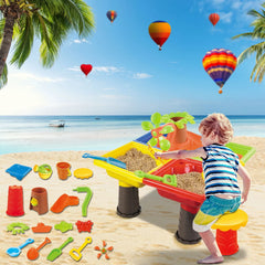 Children's Four grid sand table