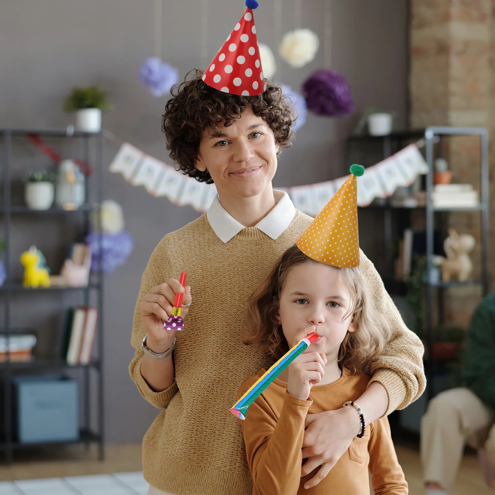 Polka Dot Birthday Party Hats