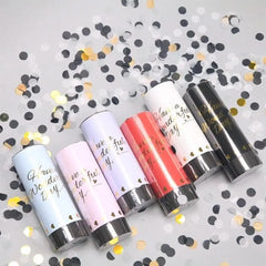 Confetti Poppers Wedding Throw Streamers