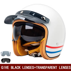 Retro Semi-open Motorcycle Helmet