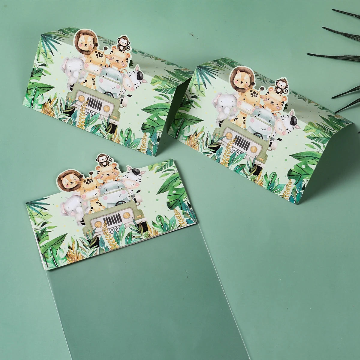 Jungle Animals Party Candy Gift Bags