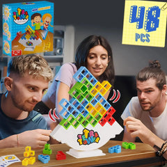 Stacking Building Blocks Board Game