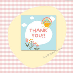 Mini Flower Thank You Cards