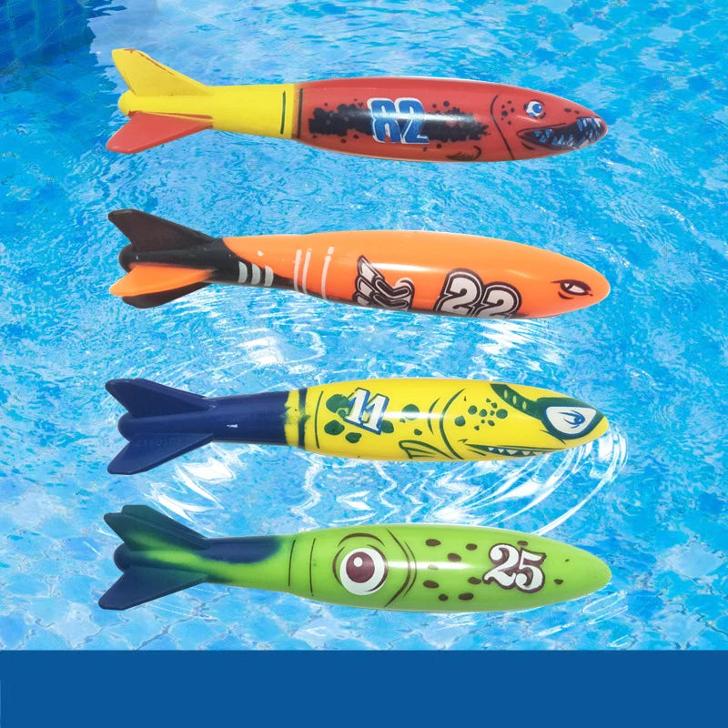 4Pcs/Set Diving Torpedo