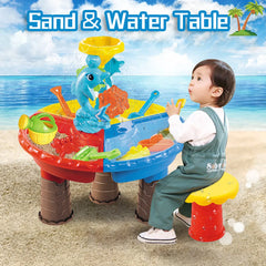 Sandbox Beach Table & Play Set