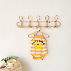 Infant Newborn Boys Girls Sling Smile Print 3D Banana Outwear Jumpsuits