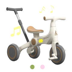 Push Handle Folding Toddler Bikes