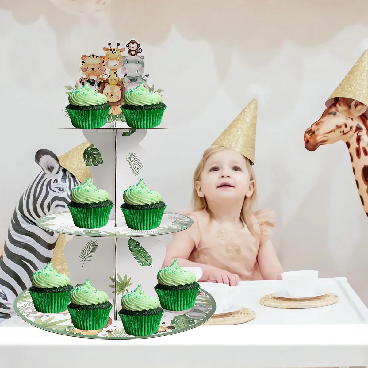 Jungle Animals Cake Stand