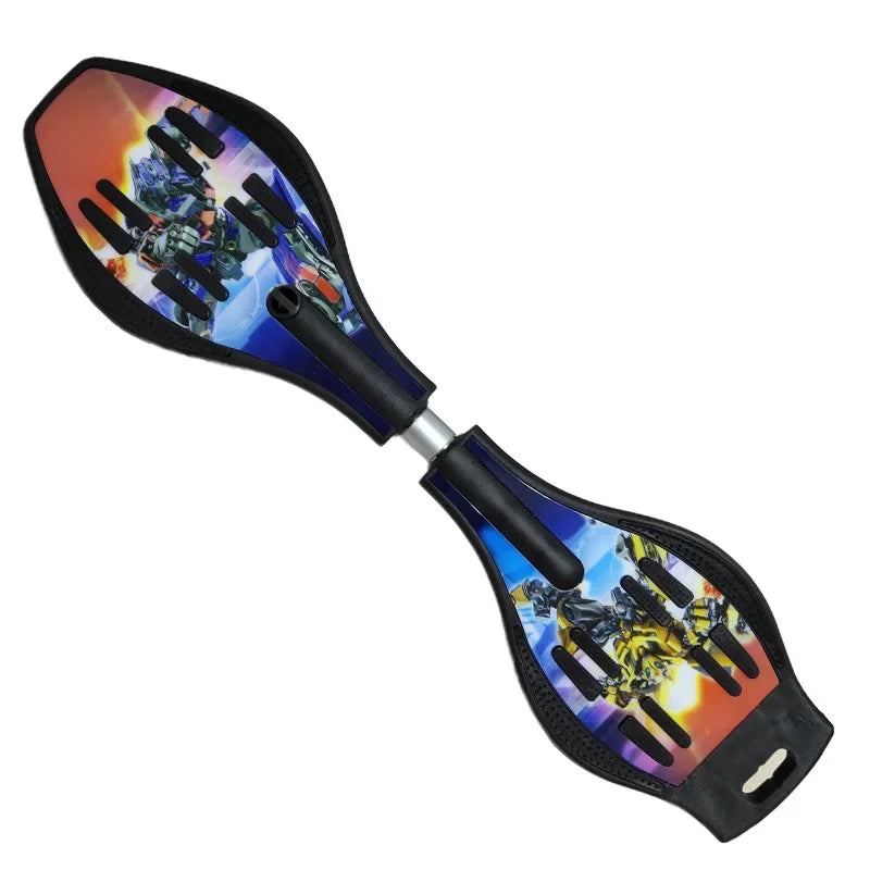 Flashing Wheel Swing Skateboard
