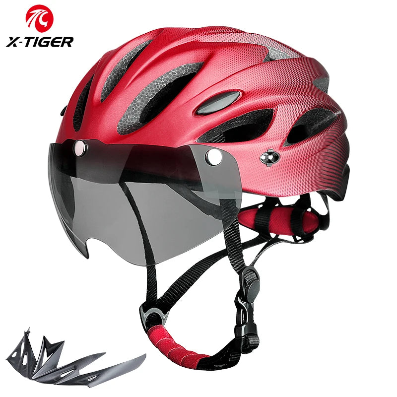 LED Rear Light Dual Mode Helmet