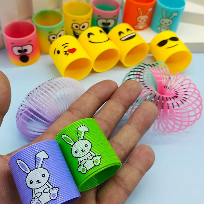 Neon Rainbow Plastic Smile Magic Toys