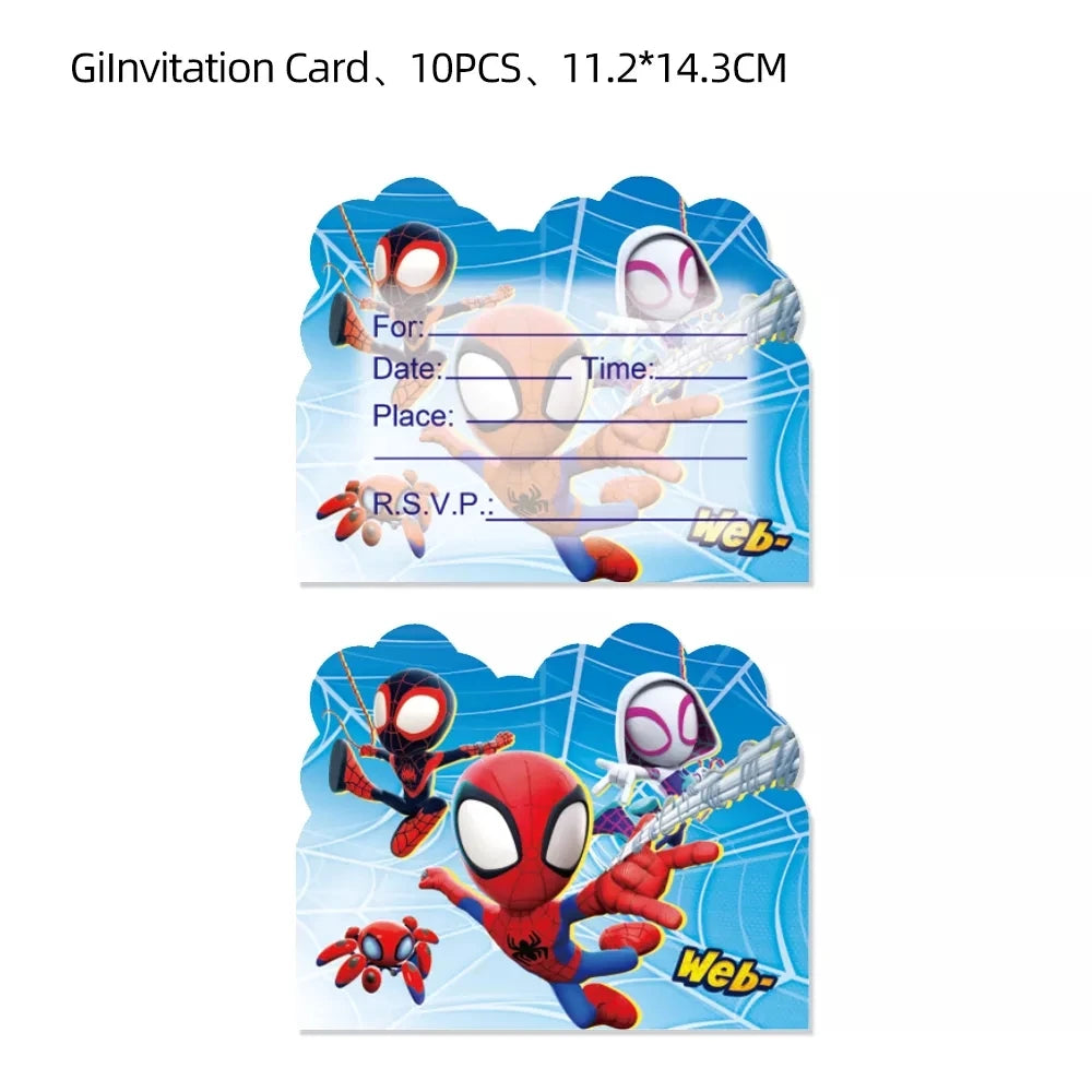 Avengers Theme Invitation Mini Greeting Card