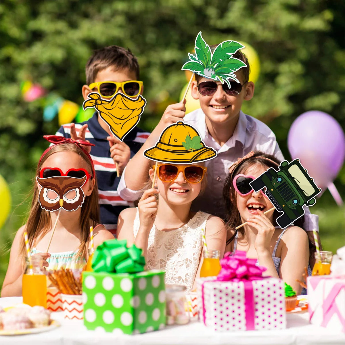 Jungle Safari Photo Booth Props