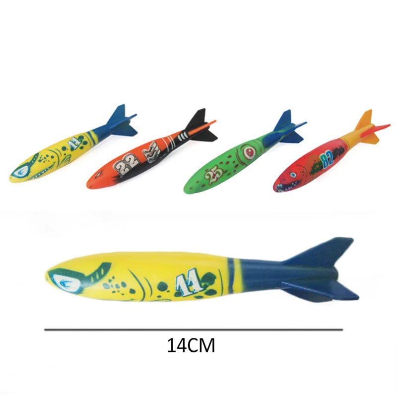 4Pcs/Set Diving Torpedo