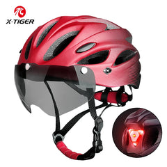 LED Rear Light Dual Mode Helmet