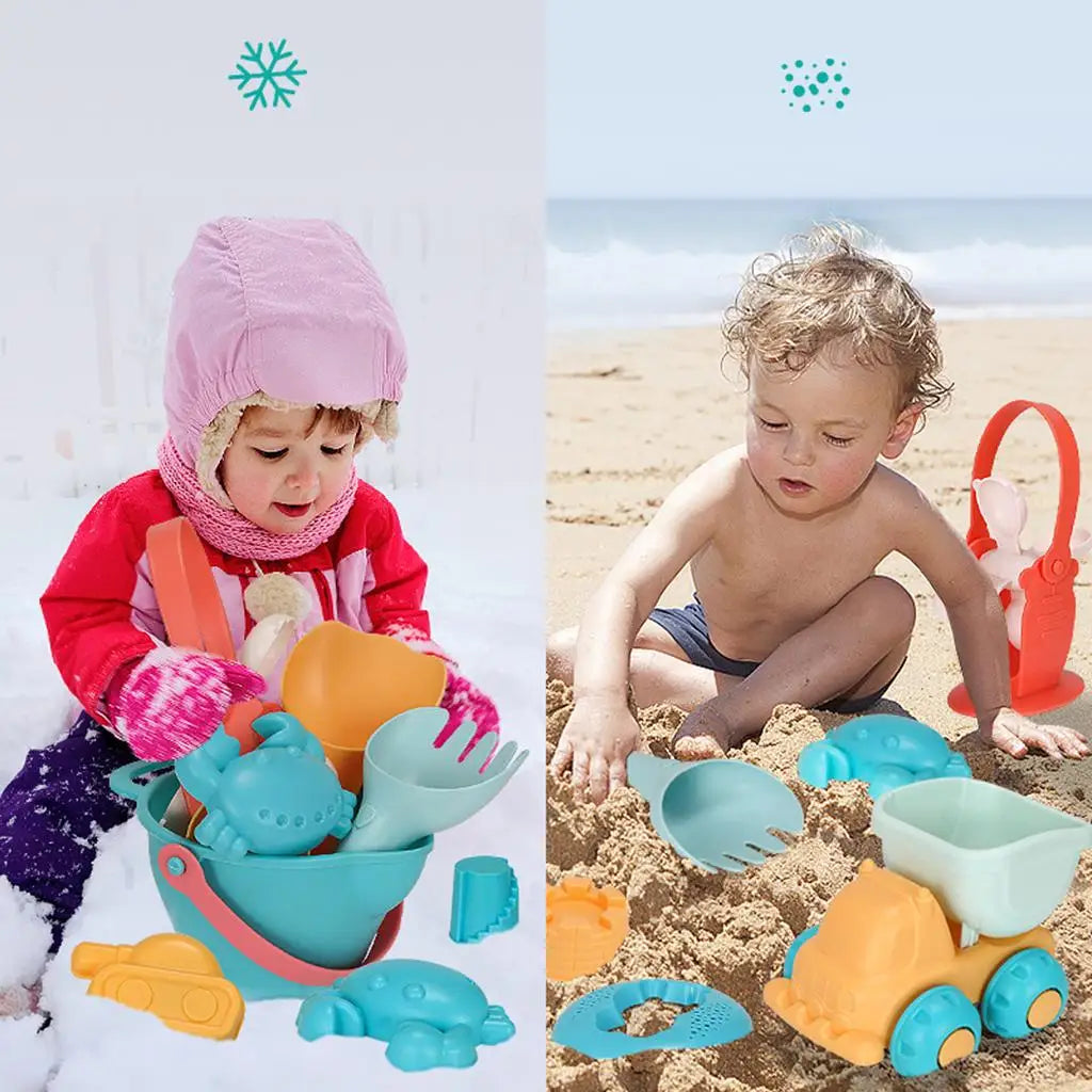 Kids Beach Toys Kit Bucket