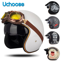 DOT Open Face Casco Moto