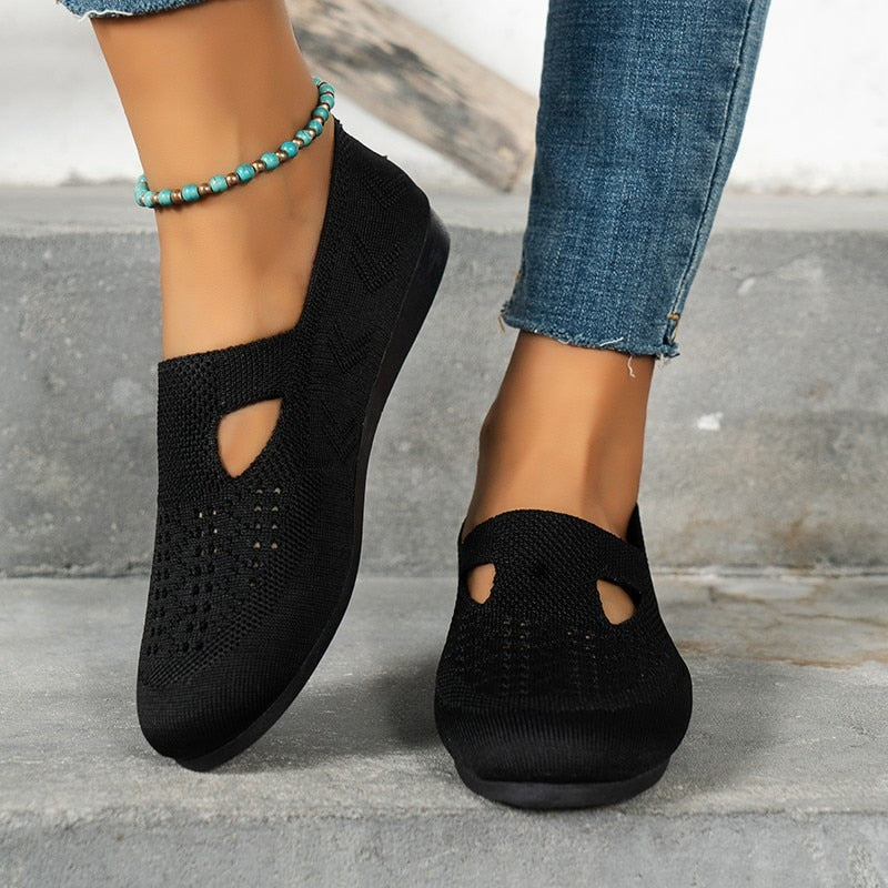 Women's Shoes Casual Slip-on Breathable Athletic Maternity Shoes Soft Sole