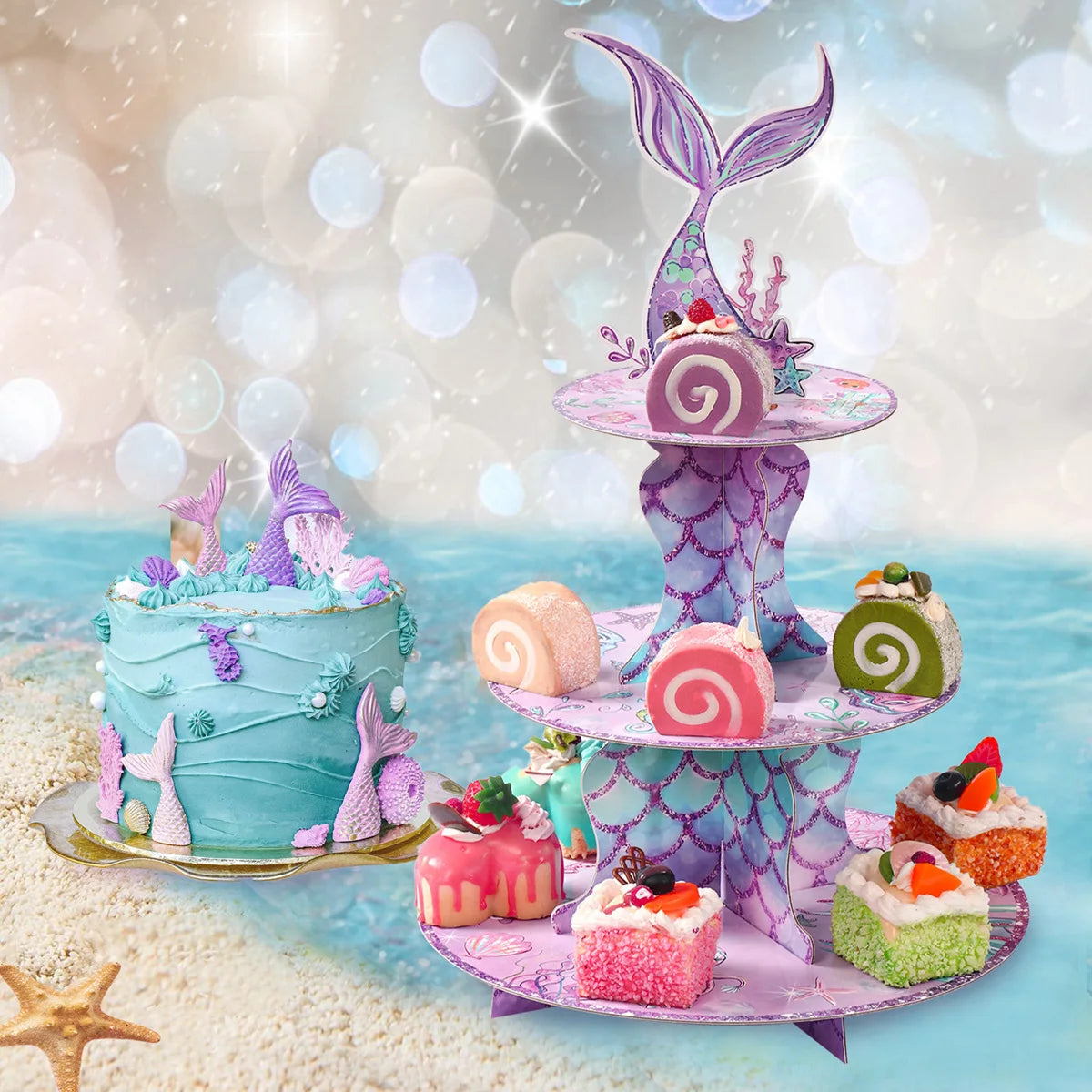 Mermaid Tail Cake Stand
