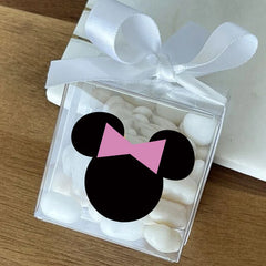 Minnie Mouse Party Vinyl Label Sticker