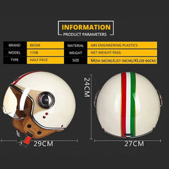 Vintage Moto Helmet Chopper
