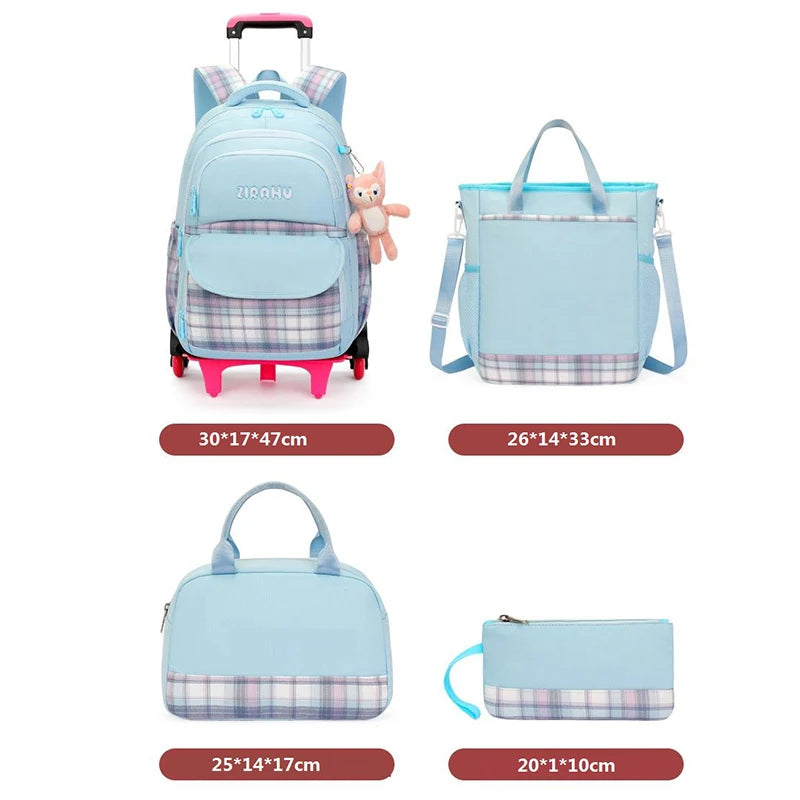 Girls Trolley School Bags