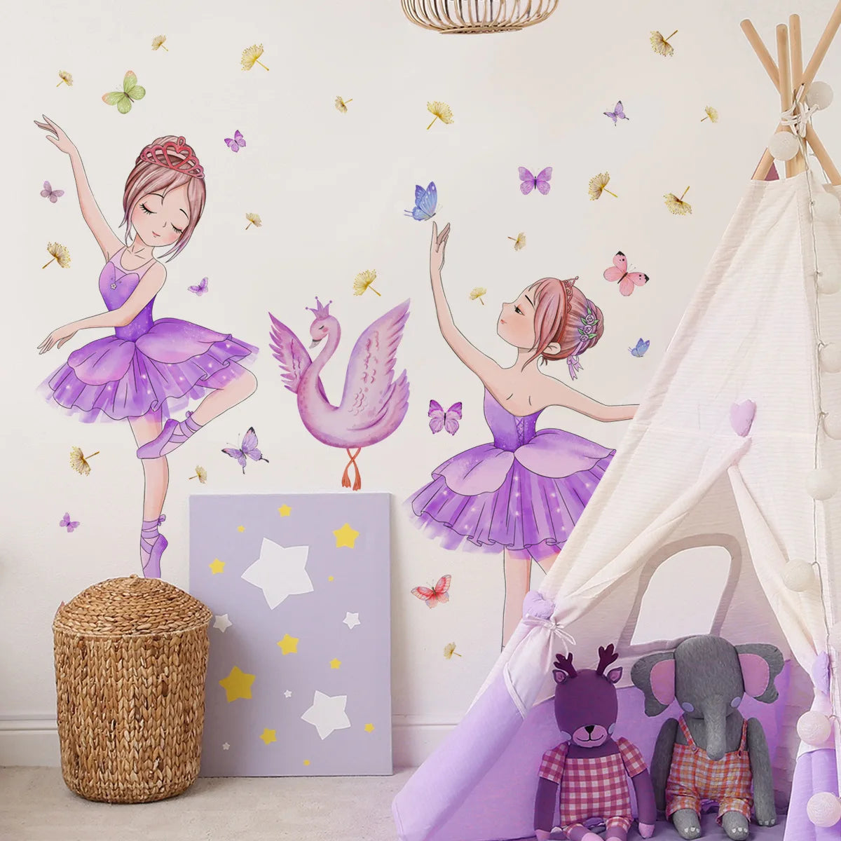 Ballet Girl Vinyl Wall Stickers