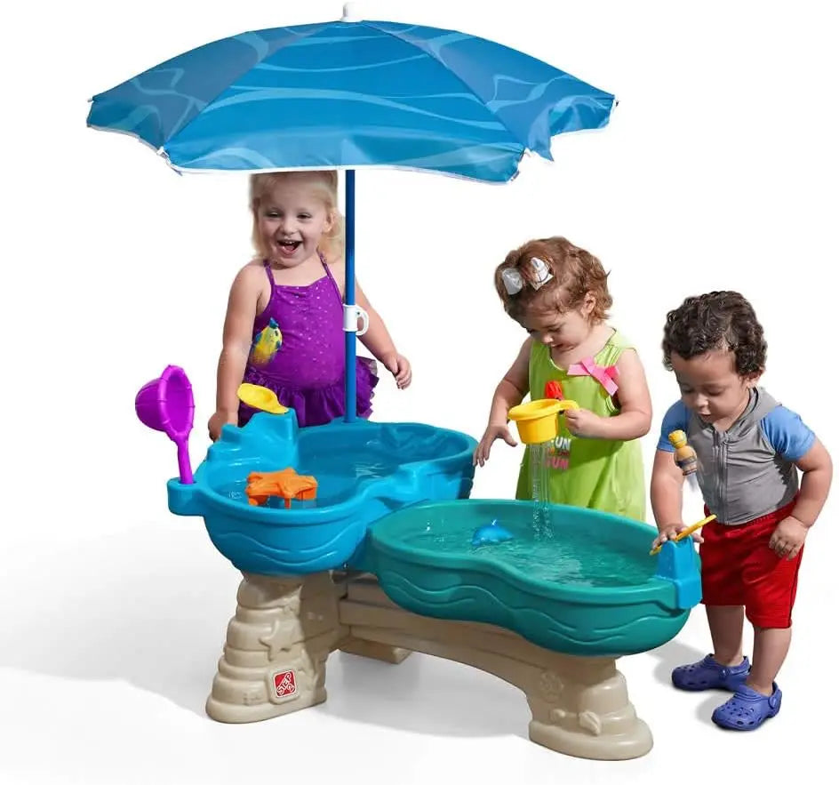 Two-Tier Outdoor Kids Water Sensory Table