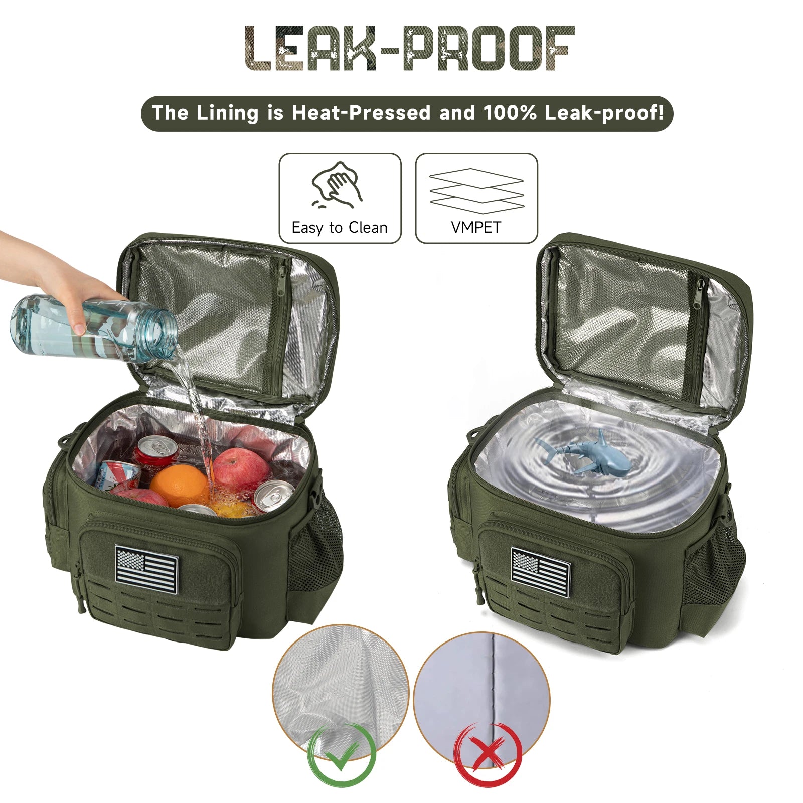 Tactical Heavy Duty Lunch Box Bag Picnic