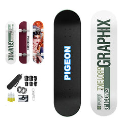 Street Double-warped Skateboard