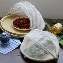 Bamboo Woven Mesh Storage