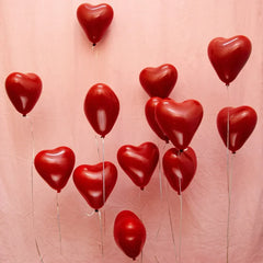 Inflatable Latex Red Heart Balloon