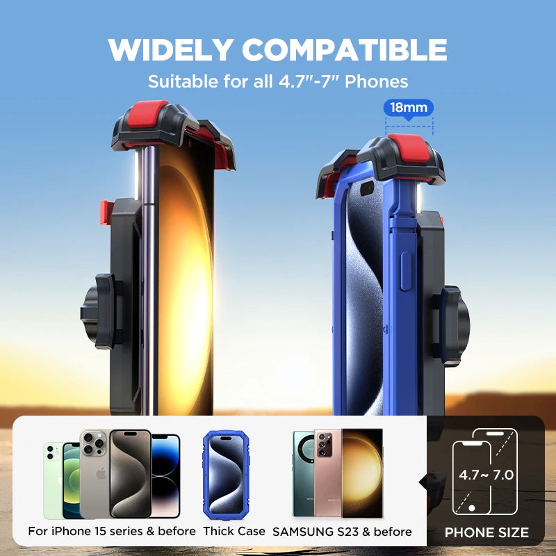 Ultra-Stable Motorcycle Phone Mount