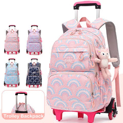 Rolling Waterproof Wheels School Bags