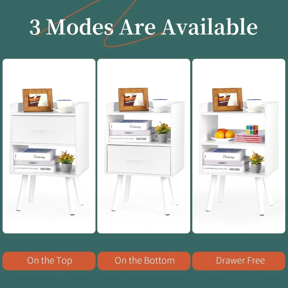 Modern Night Stand with Drawer