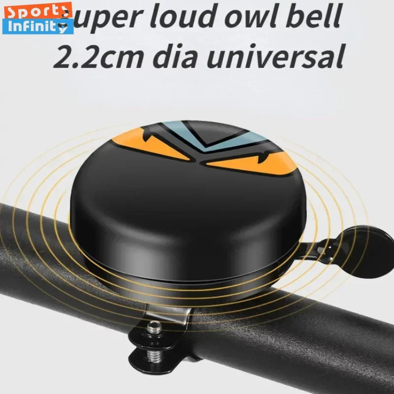 Steel Alloy Bicycle Cute Owl Bell Bell