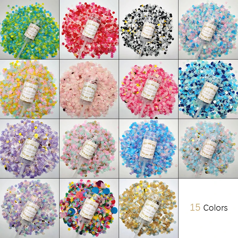Push Pop Confetti Paper Poppers Gun