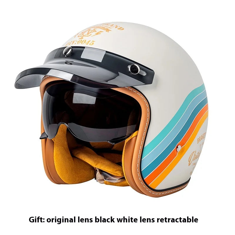 Motorcycle Retro Half Helmet