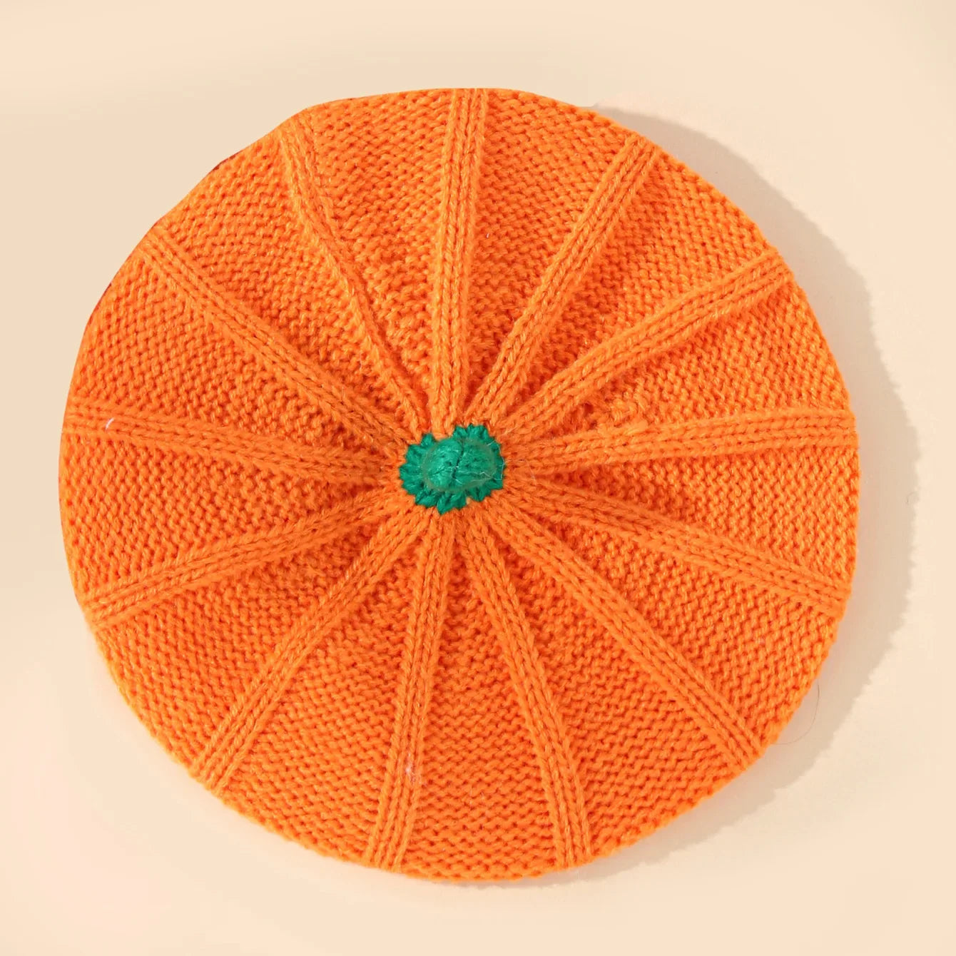 Pumpkin Beret Warm Belle Hat